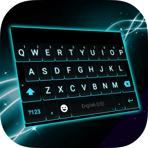 Theme of Neon Keyboard