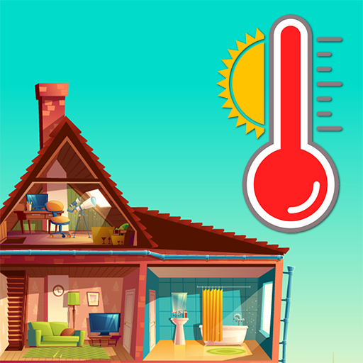 Thermometer for room and outsi