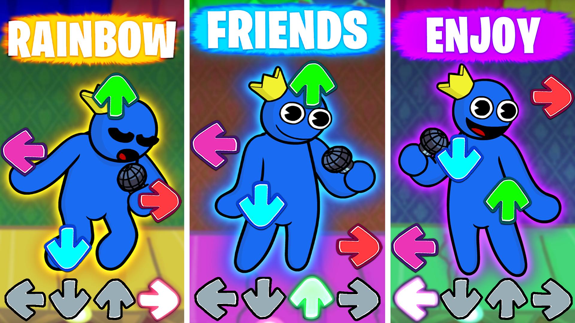 FNF: Roblox Rainbow Friends vs Blue FNF mod game play online, pc download