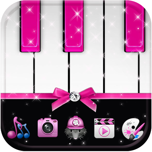 Rosa Piano Tema Pink Piano