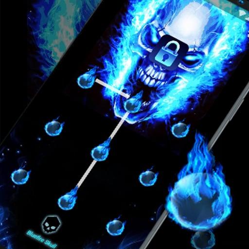 Lock Master - Blue Fire Skull