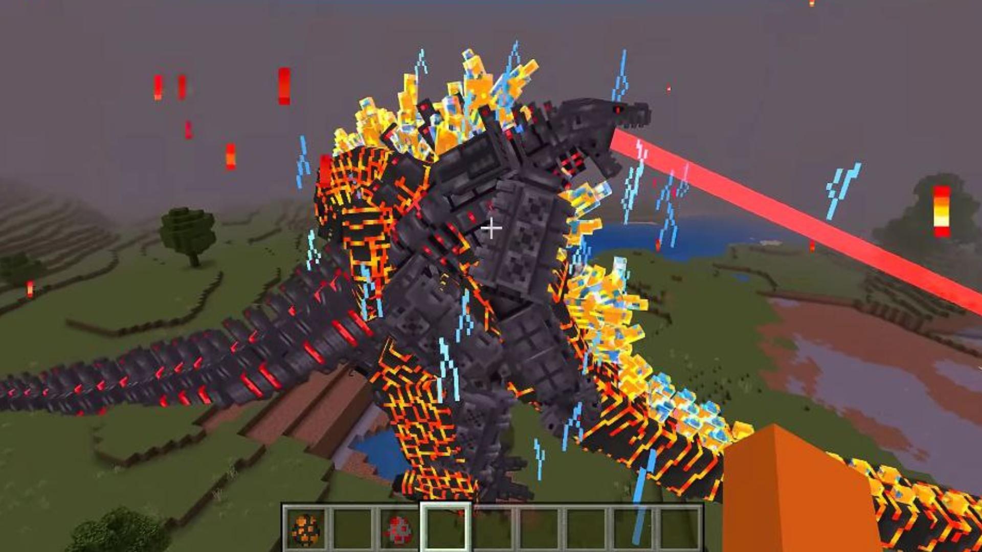 Download Godzilla minecraft android on PC
