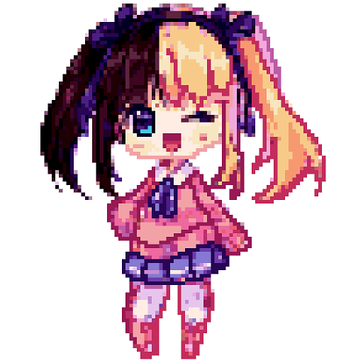 Anime Dolls Pixel Art Coloring