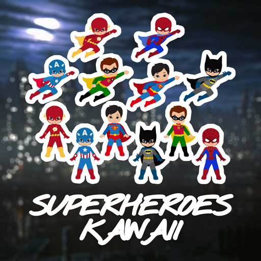 How to draw SUPERHEROES KAWAII