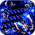 Blue Fancy Butterfly keyboard