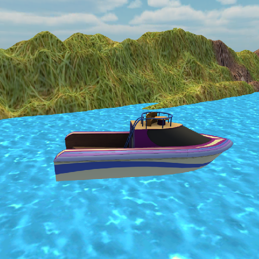 Water boat game simulator 3d