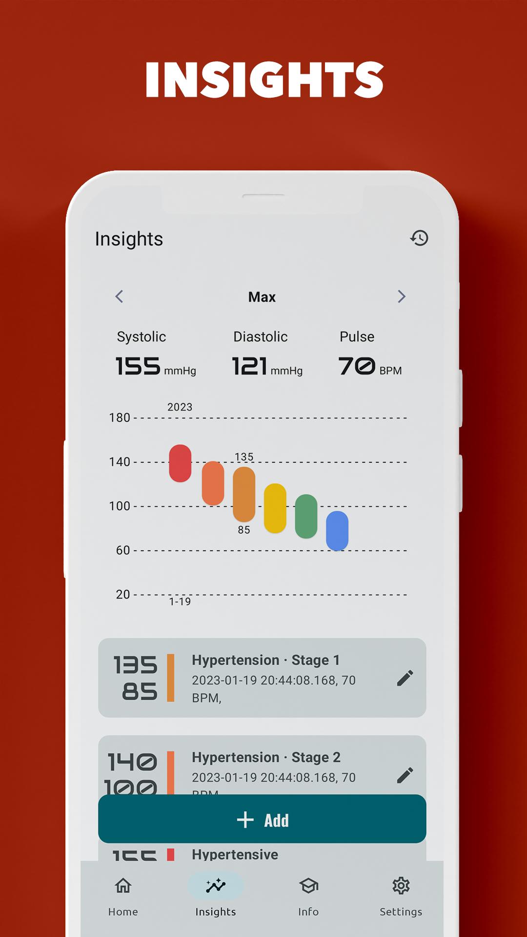 Download Blood Pressure Tracker App Pro android on PC