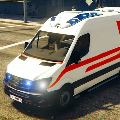 Permainan ambulans kota 3D