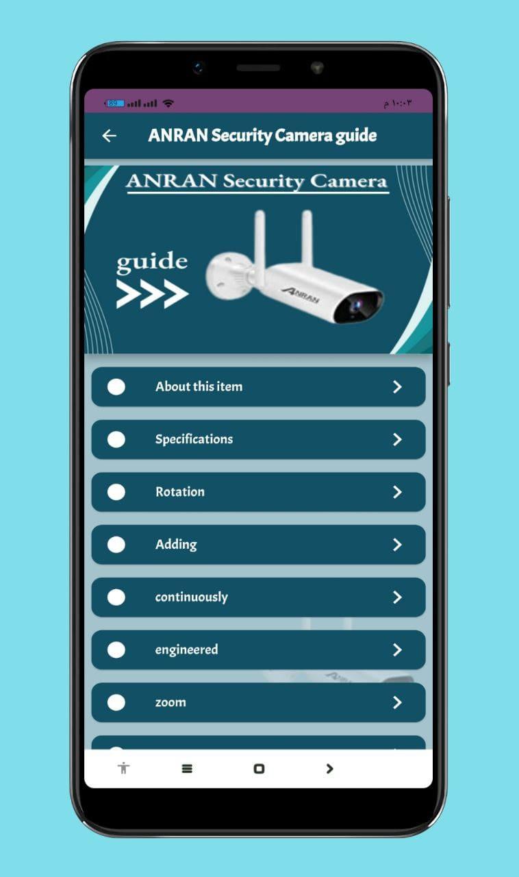 Download ANRAN Security Camera guide android on PC
