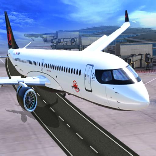 Estacionamento de avião 3D