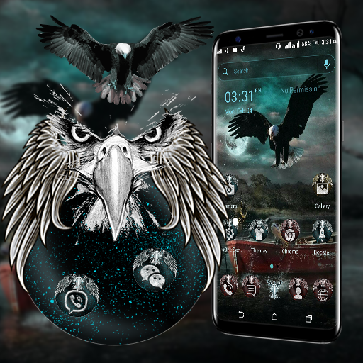 Fantasy Eagle Launcher Theme