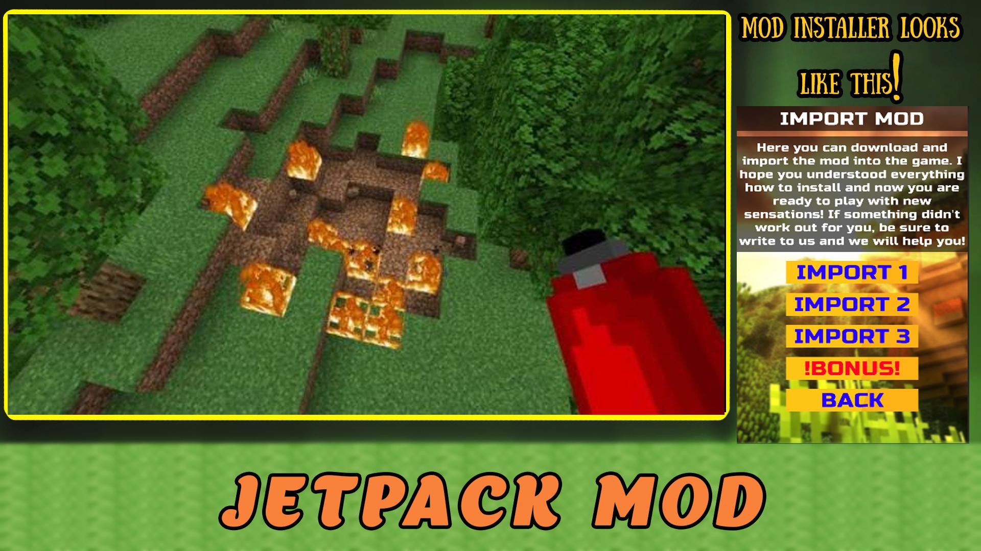 Download Jetpack Mod for Minecraft PE - Jetpack Mod for MCPE