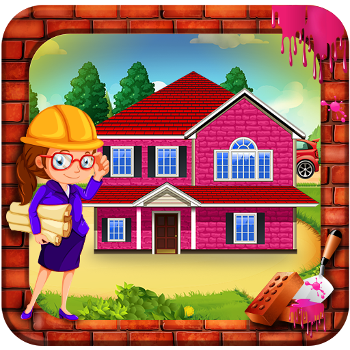 Các cô gái xây dựng nhà màu hồng: builder