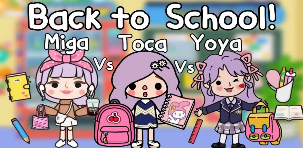 Download Happy Toca boca School Life android on PC