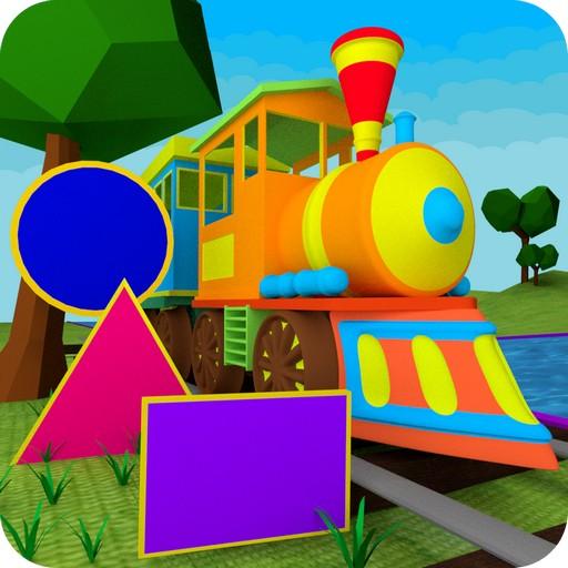 Timpy formas de trem - jogo 3D