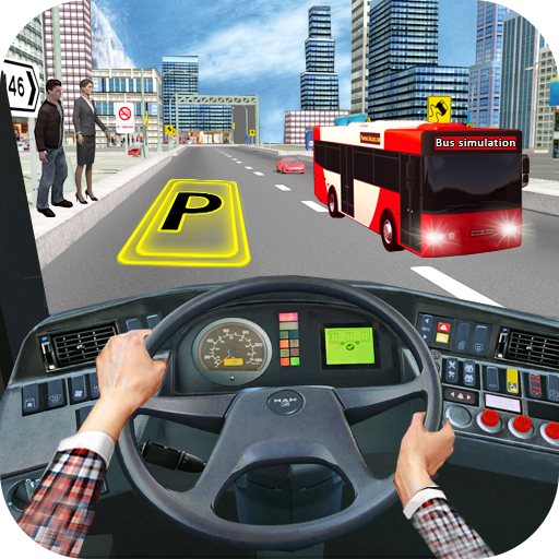 Modern Bus Drive Parking Games