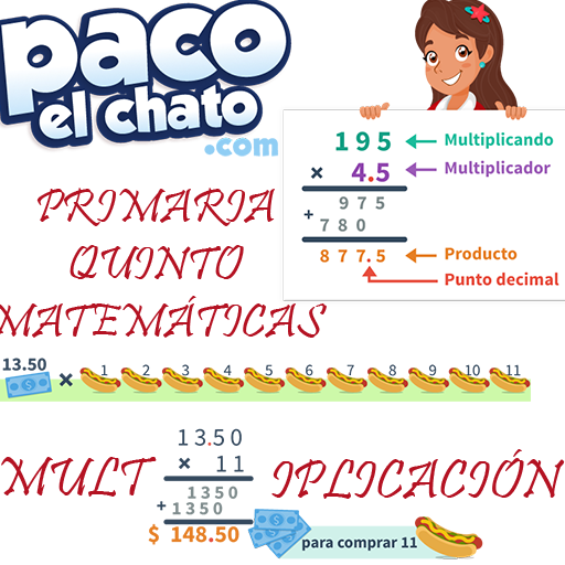 Multiplicaciones 5° Primaria