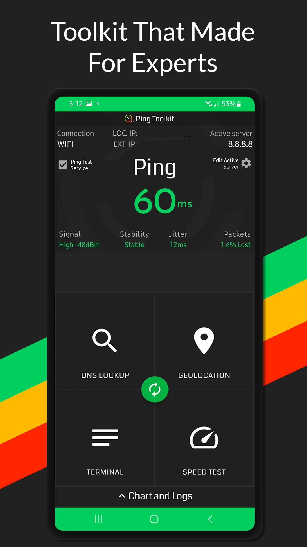 Скачать Ping Toolkit: Ping Test Tools на ПК | Официальный представитель  GameLoop