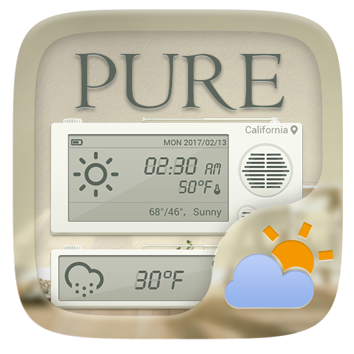 Pure GO Weather Widget Theme