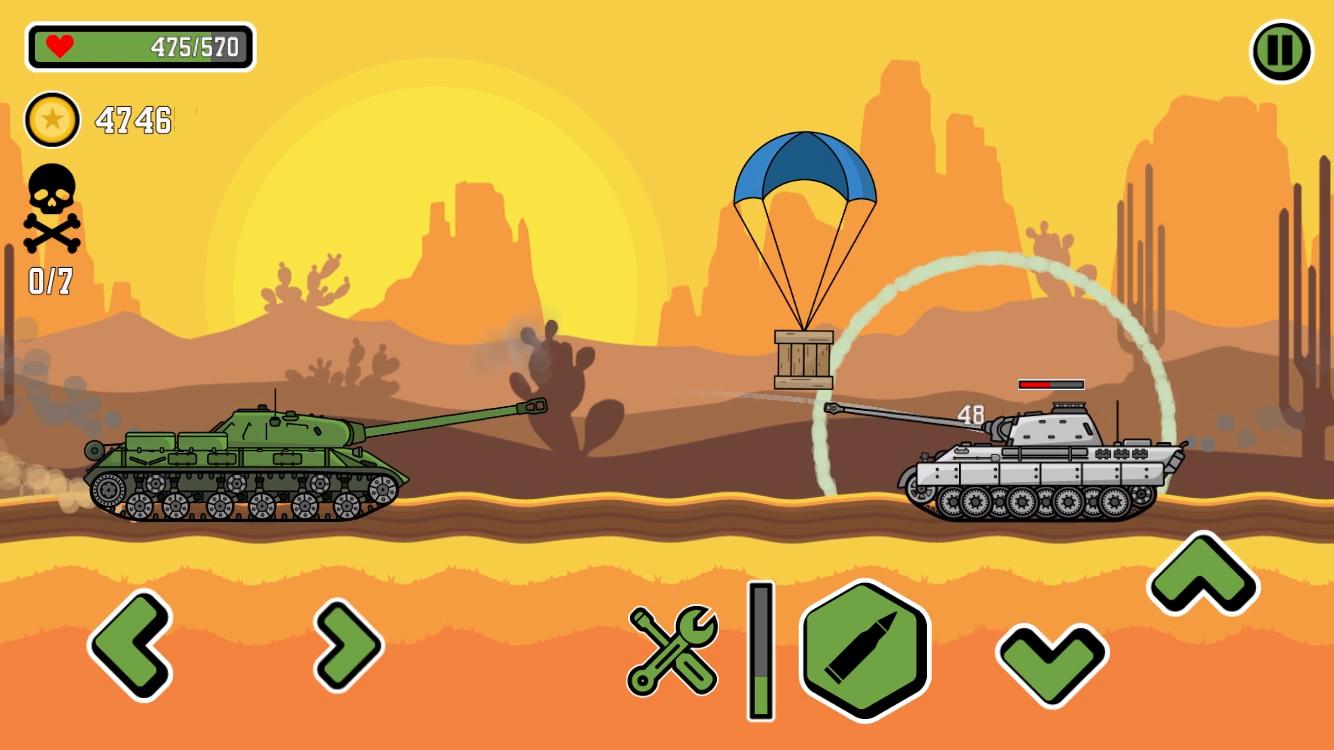 Скачать Tank Attack 3 | Танки 2д | Тан на ПК | Официальный представитель  GameLoop