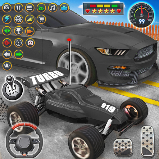 मिनी कार रेसिंग आरसी गेम्स 3d