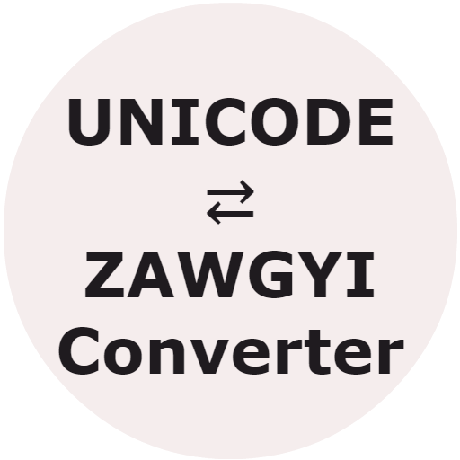 Unicode⇄Zawgyi Converter