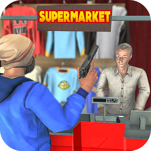 Grand Supermarket Robbery - City Crime Game