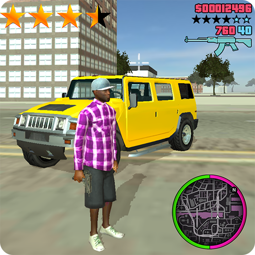 Grand Wars Crime City Gangster : Theft car driver