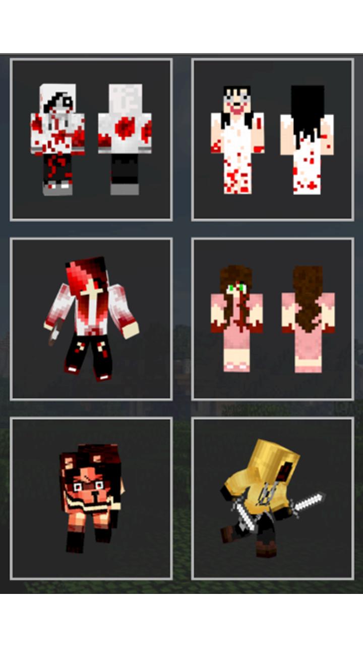 Download Creepypasta Skins for Minecraf android on PC