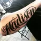 3D Name Tattoo On Hand Designs