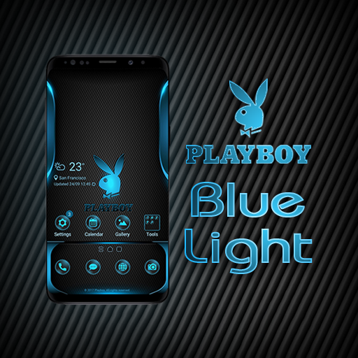 Playboy Blue Light Theme