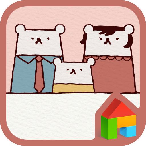 hello bear family dodol theme