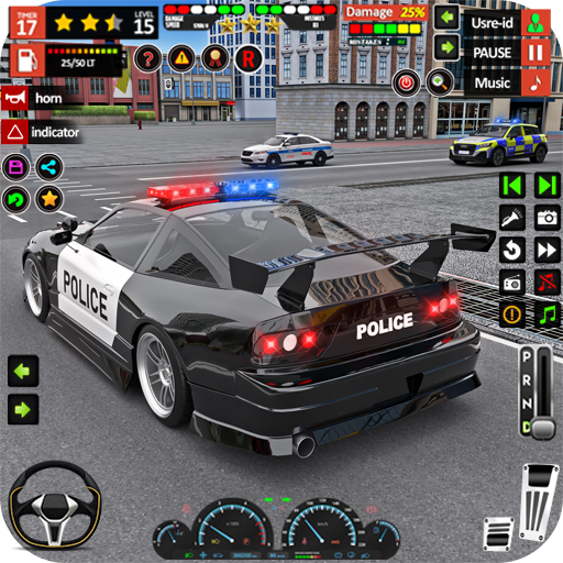 Police Prado Car Games Offline