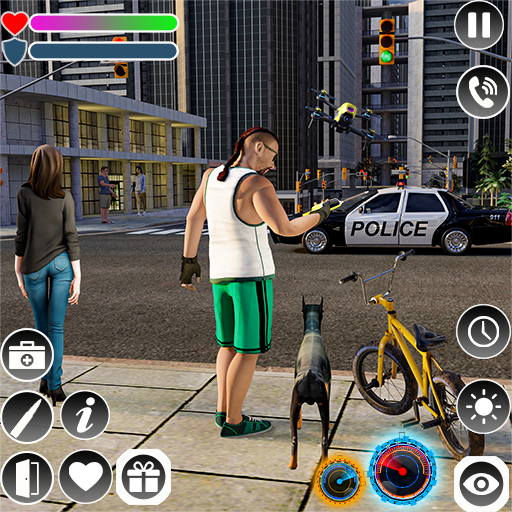 Máfia de gângsteres jogo 3d