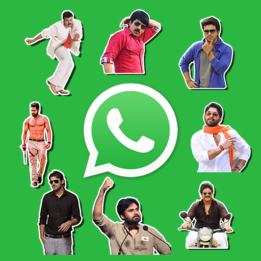 Telugu Stickers of All Heros (WAStickerApps)