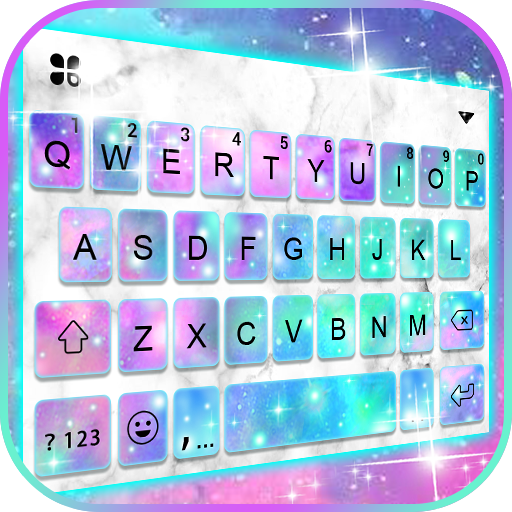 Galaxy Sparkle Klavye Teması