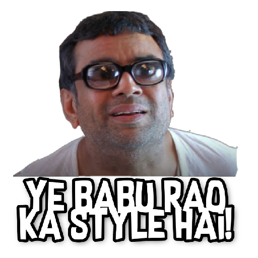 Hera Pheri Stickers For Whatsa