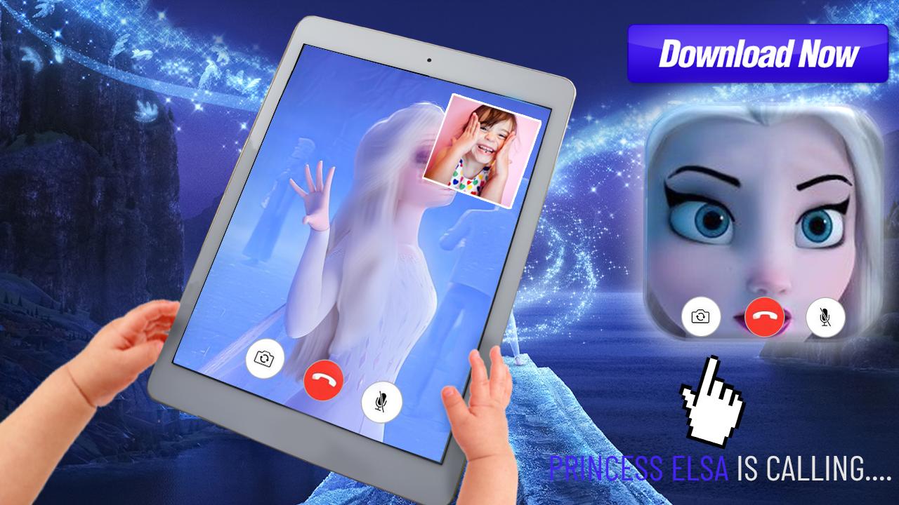 Скачать Elsa Fake Call : Queen Girl на ПК | Официальный представитель  GameLoop