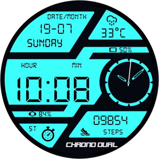 Chrono Dual Watch Face