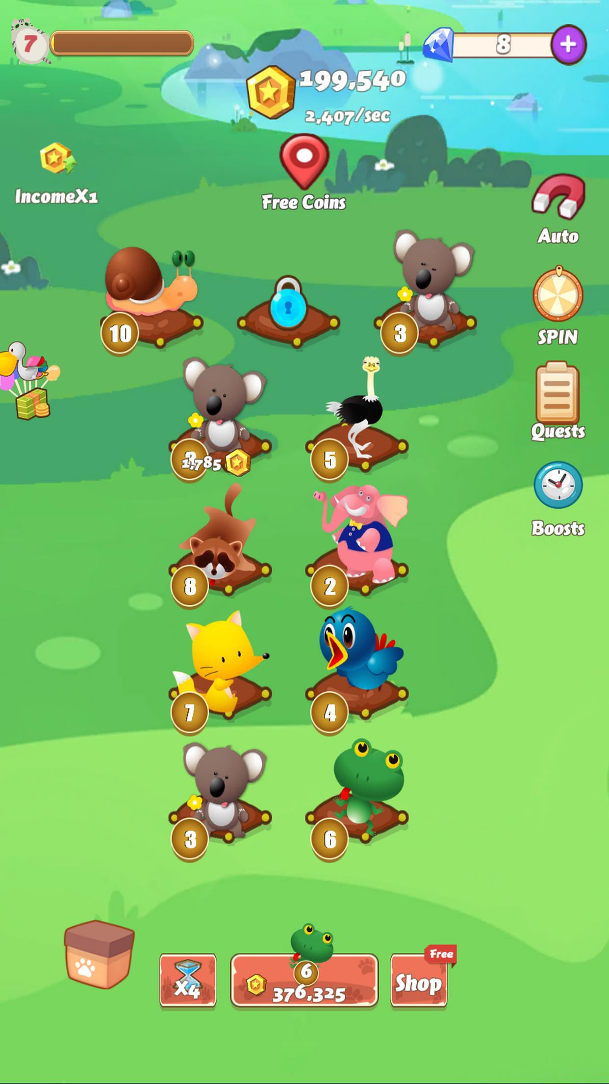 Download Merge Zoo: Jump Animal android on PC