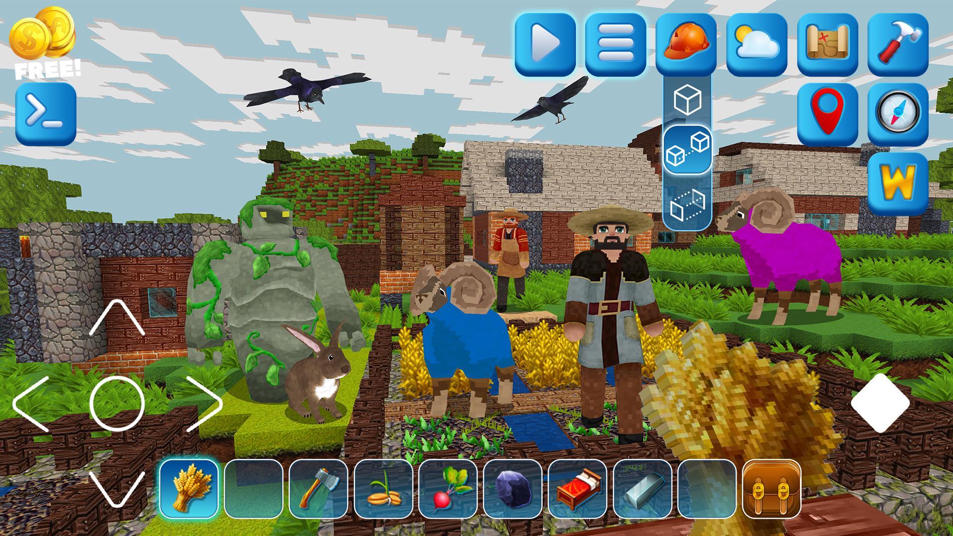 Download EarthCraft 3D: Block Craft & World Exploration android on PC