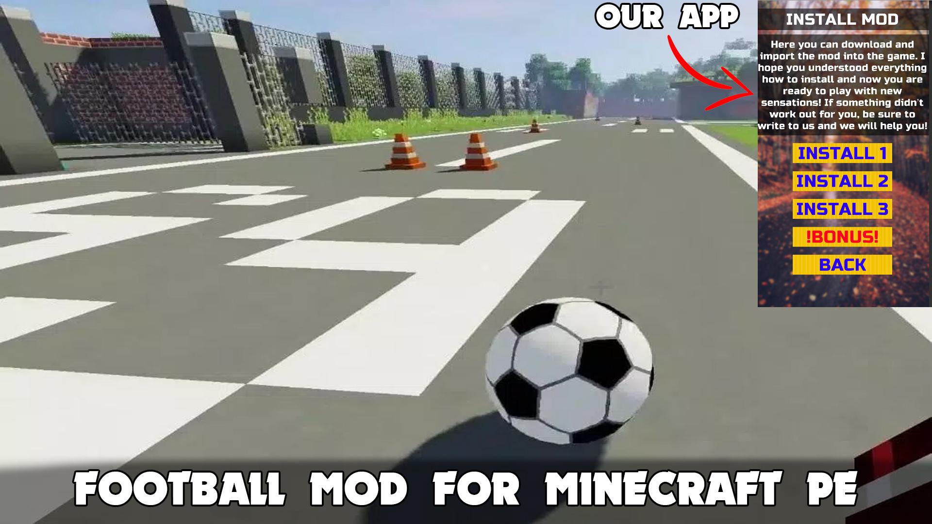 Скачать Football Mod in Minecraft MCPE на ПК | Официальный представитель  GameLoop