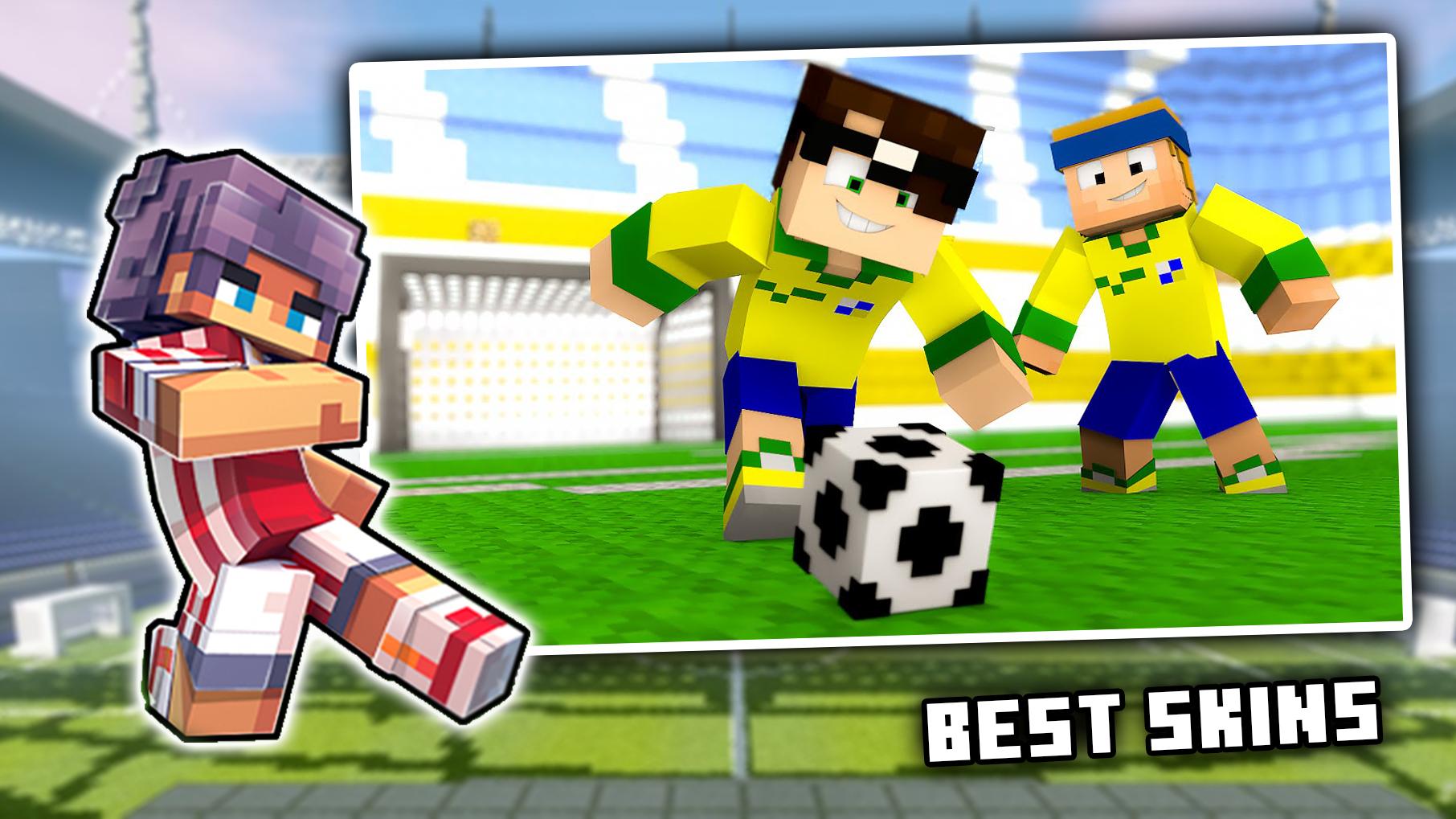 Download Soccer World Cup Minecraft MOD android on PC