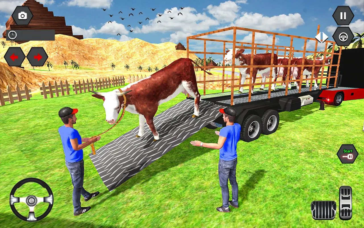 Download Animal transport Truck game 3d android on PC
