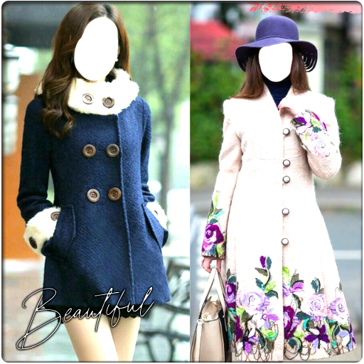 Women Stylish Coat Photo Suit