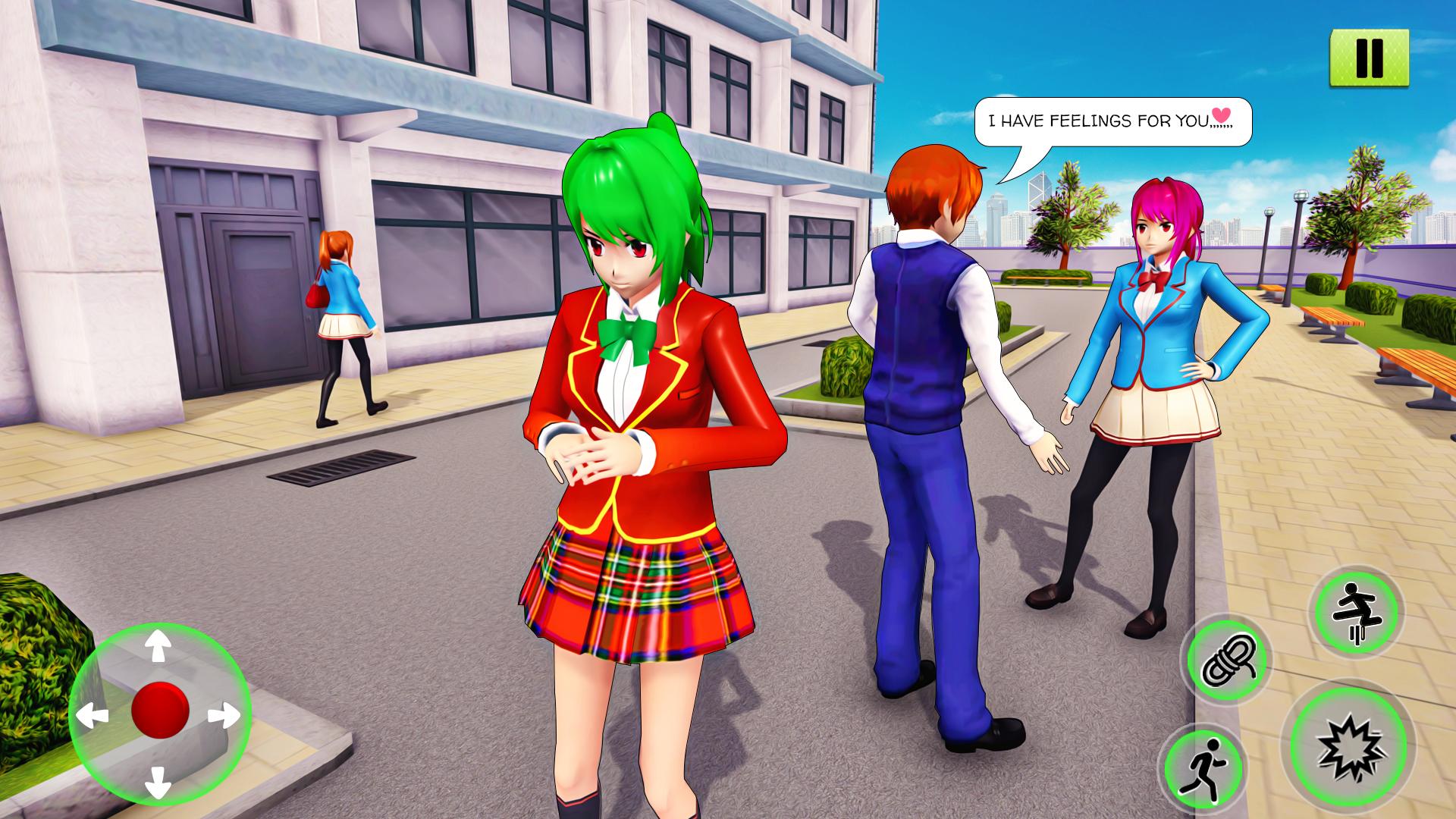 Скачать Anime High School Sim Girl 3D на ПК | Официальный представитель  GameLoop