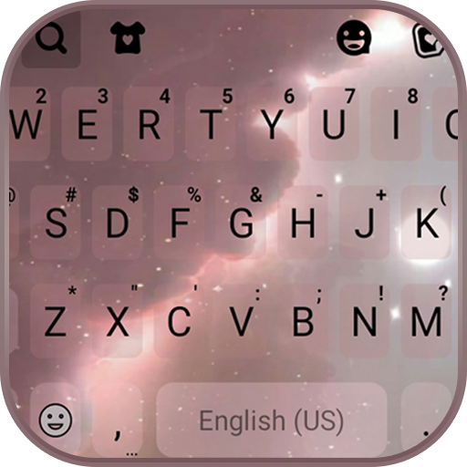 Galaxy Background のテーマキーボード