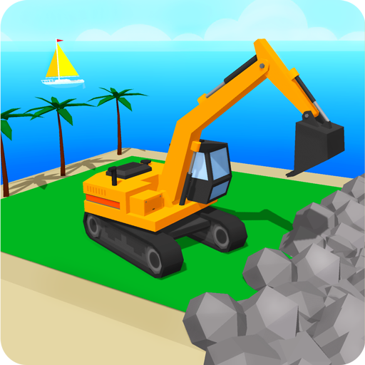 Jogos da construção da praia d