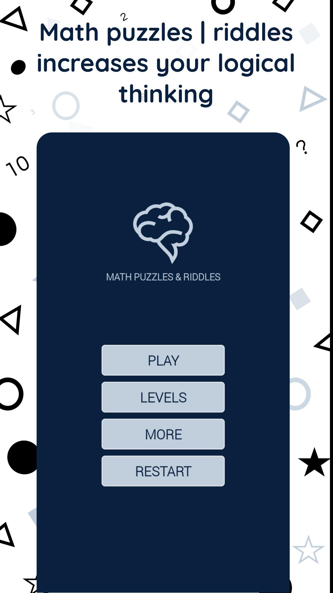 Скачать Math riddles: logic math games на ПК | Официальный представитель  GameLoop