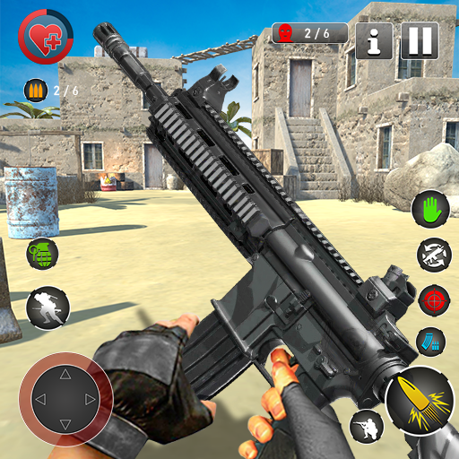 एफपीएस युद्ध बंदूक शूटिंग खेल
